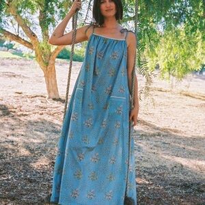 Christy Dawn Lou Dress in Cerulean Bouquet